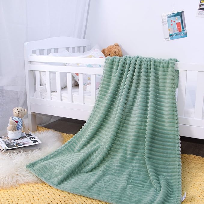 NTBAY Flannel Fuzzy Toddler Blanket, Fluffy Warm and Lightweight Reversible - Image 5