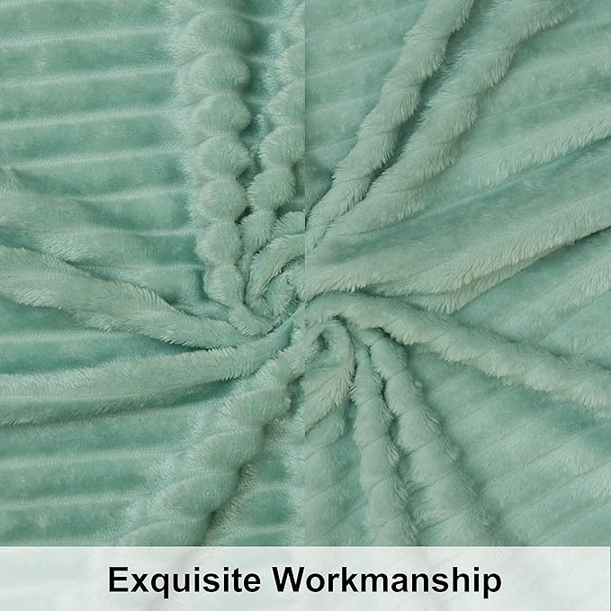 NTBAY Flannel Fuzzy Toddler Blanket, Fluffy Warm and Lightweight Reversible - Image 2