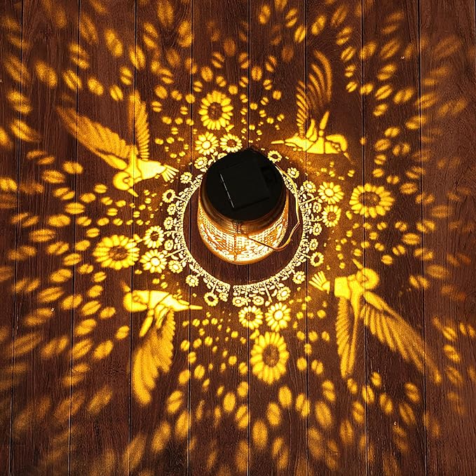 Hummingbird Solar Lanterns Outdoor Garden Decor, Christmas Gifts - Image 5