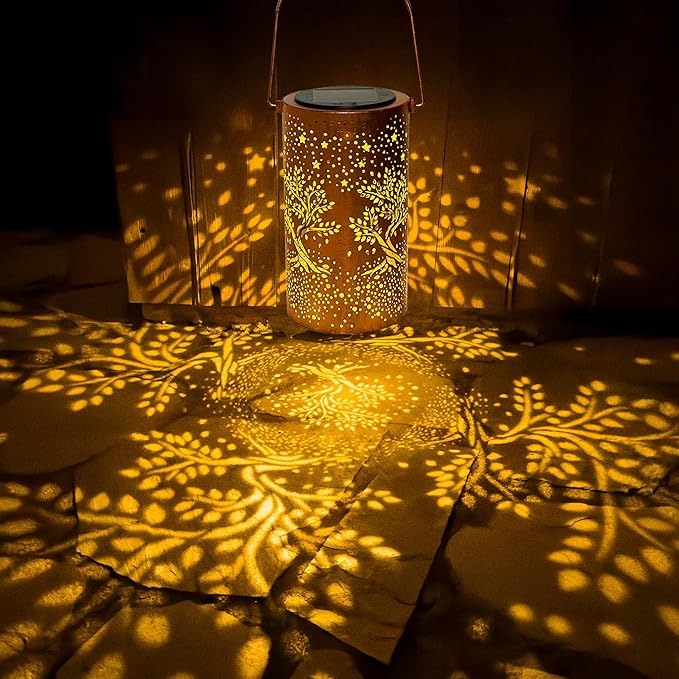 Tree of Life Solar Lanterns Outdoor Waterproof, Birthday Gifts - Image 2