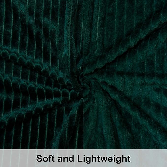 NTBAY Plush Flannel Twin Bed Blanket, 60X80 Inches Soft and Warm Lightweight - Image 2