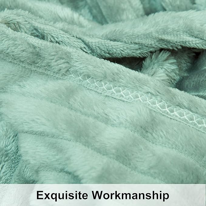 NTBAY Flannel Fuzzy Toddler Blanket, Fluffy Warm and Lightweight Reversible - Image 3