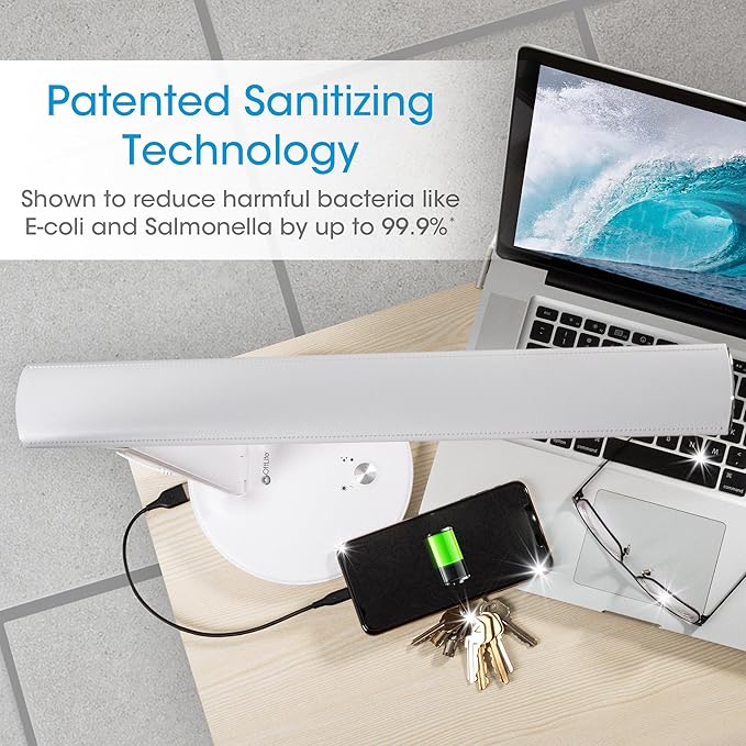 OttLite Desk Lamp with USB Charging & Good Housekeeping Sanitizing Light - Image 3
