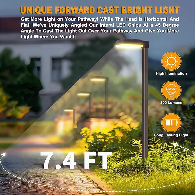 Bobcat Solar Pathway LED Lights Super Bright 300 lumens - Image 3