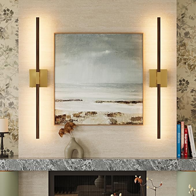 40 Inch Rechargeable Battery Operated Wall Sconce Set 2, 8000mAh Cordless - Image 9