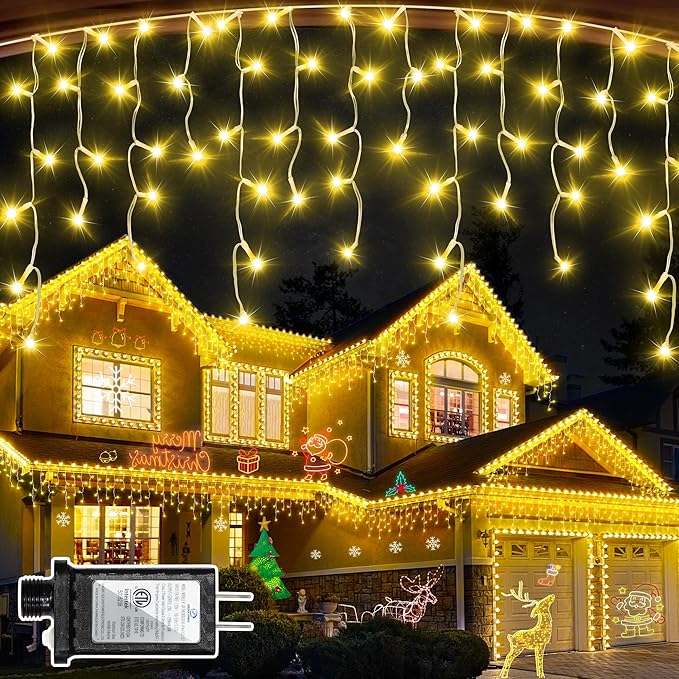 810 LED Christmas Lights Outdoor 82FT by YHBJKCZ