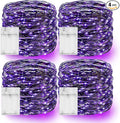 Dazzle Bright Purple Halloween Fairy String Lights, 4 Pack Total 80FT 240LED by DazzleBright