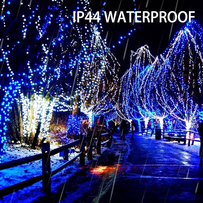 Dazzle Bright Fairy Lights Battery Operated, 2 Pack Total 40FT 120LED Silver - Image 3