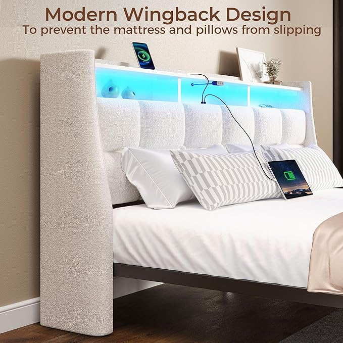 Rolanstar Queen Size Bed Frame - Image 5