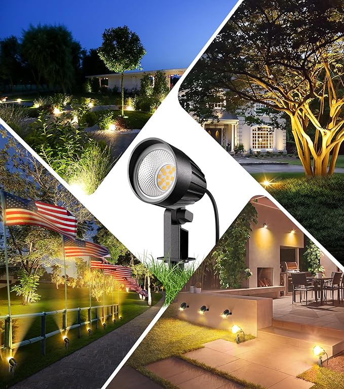 Low Voltage Landscape Lighting, 15W LED Landscape Spotlights - Image 6