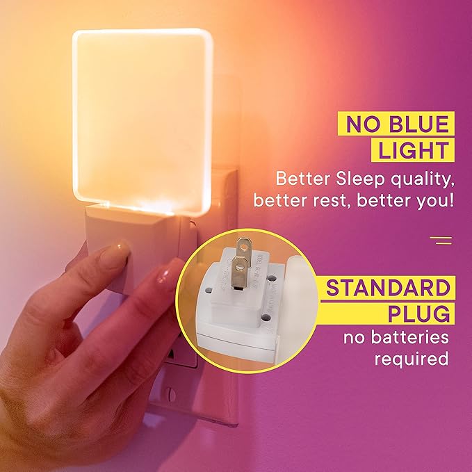 2-Pack Automatic Adults & Kids Night Lights Plug into Wall I Cozy Home Decor - Image 5