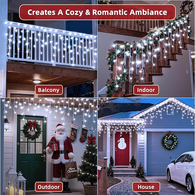 810 LED Christmas Lights Outdoor 82FT - Image 6