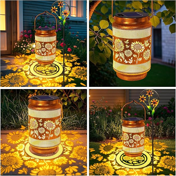 Sunflower Solar Lanterns Outdoor Waterproof - Image 4