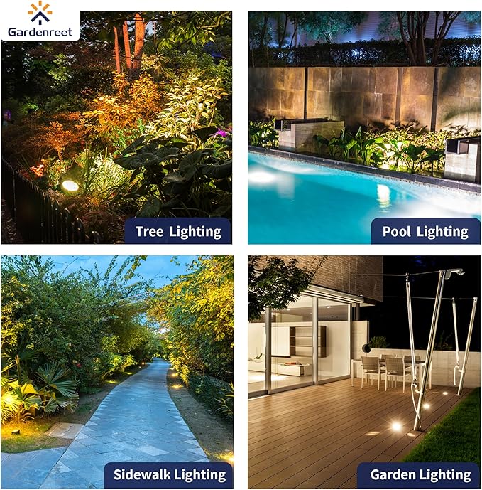 Gardenreet LED Well Lights Brass - Image 5