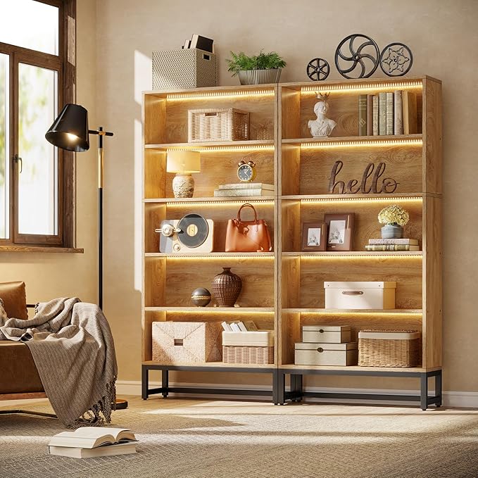 Tribesigns Tall Bookcase and Bookshelf, 70.8" Large Bookcases Organizer - Image 7
