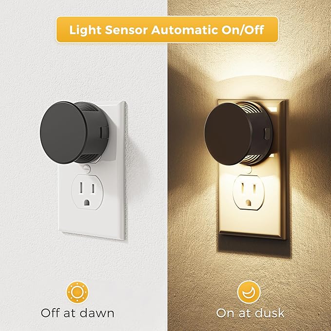 L LOHAS LED Night Lights Plug into Wall, Plug in Night Light - Image 2