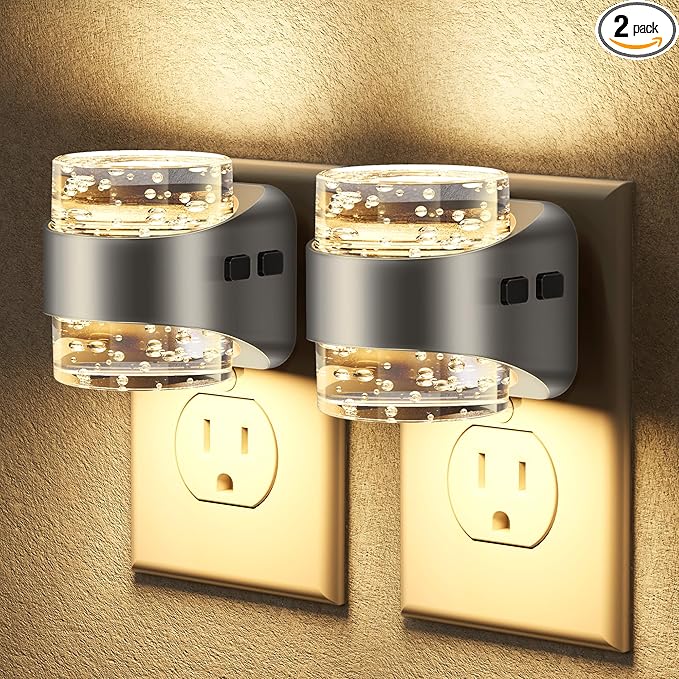 Briignite LED Night Light Plug into Wall, Dimmable Night Light by WelcometoBriigniteenjoyyourshopping