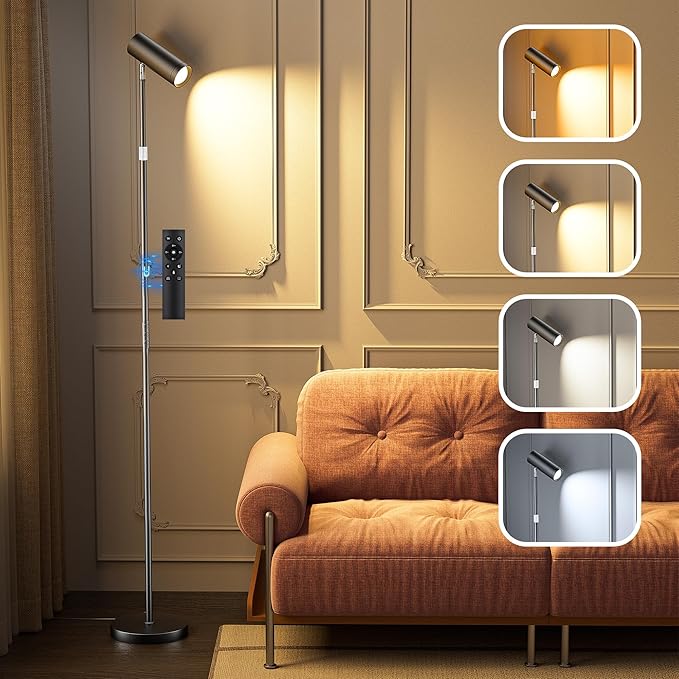 Spotlight Floor Lamp, Tall LED Standing Lamp - Image 8
