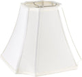GO&SO Square Lamp Shades for Floor and Table Lamps, 6.5x13.2x10.6", Cream-Yellow by GOSO