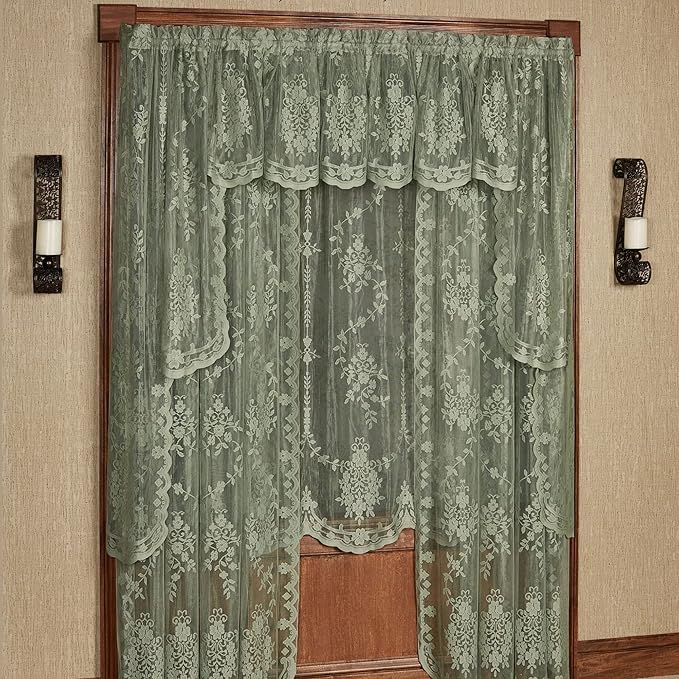 Touch of Class Classic Elegant Scrolling Diandre Metal Wall Sconce Pair - Image 4