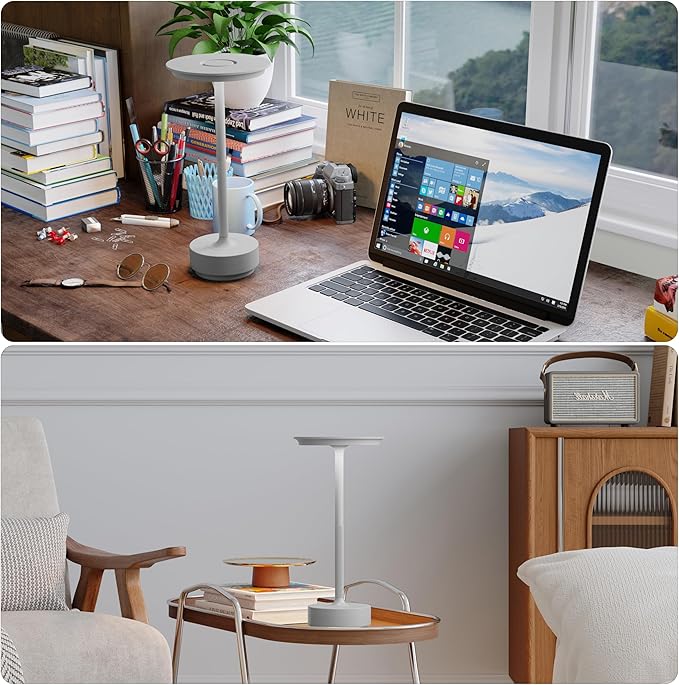 2 Pack Rechargeable Table Lamps Cordless, Portable 5000mAh Outdoor Table Light - Image 6