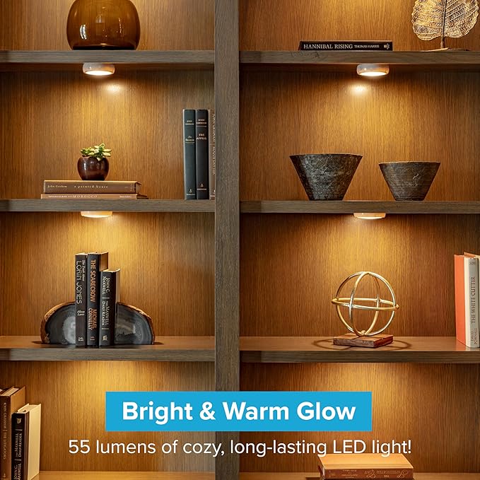 Brilliant Evolution Wireless LED Puck Light 3 Pack - Image 6