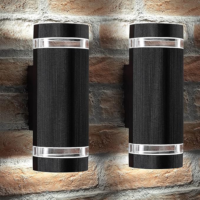 Dusk to Dawn Outdoor Lighting, Bling Exterior Wall Sconce by RosykiteBuyNow