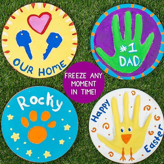 Creative Roots Create Your Own Handprint Stone by Horizon Group USA - Image 3