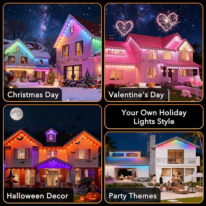 Permanent Outdoor Lights, 100ft - Image 7