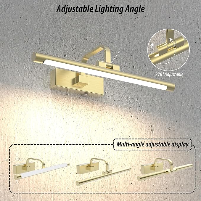 URSOLA Picture Lights for Wall, 5200mAh Battery Operated Picture Frame Light - Image 3