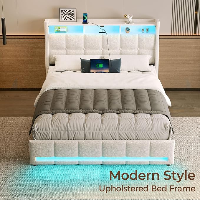 Rolanstar Queen Size Bed Frame - Image 6