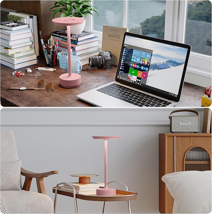 2 Pack Rechargeable Cordless Table Lamps, Portable 5000mAh Outdoor Table Light - Image 5