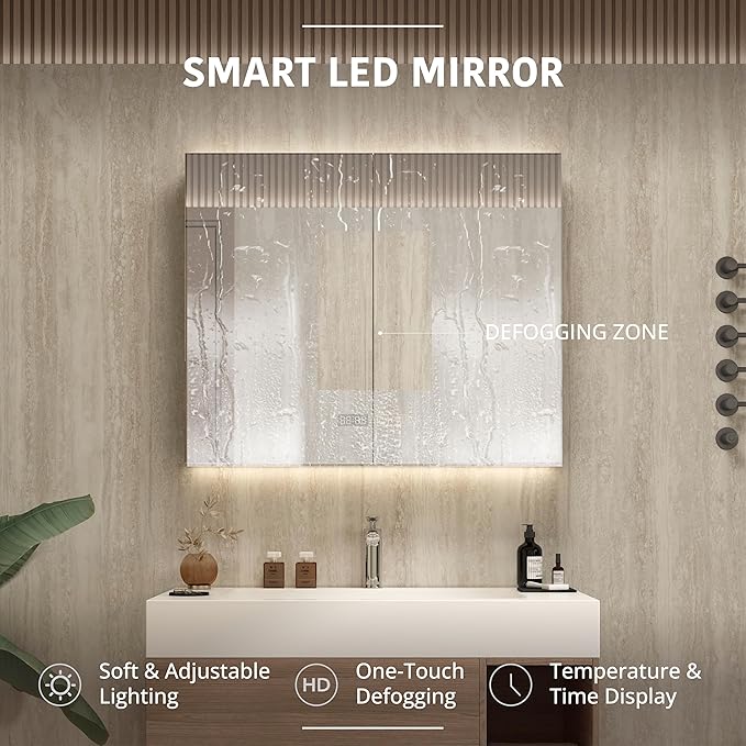 36" Modern Floating Bathroom Vanity Set - Image 4