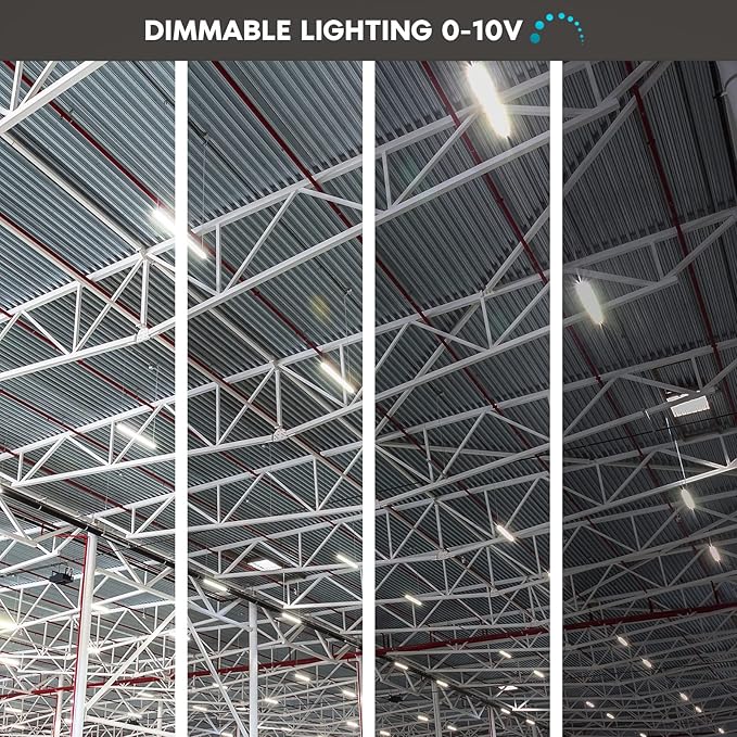 LUXRITE 3FT LED Strip Light Fixture, 3450 Lumens, Linear Shop Light, 3 Color - Image 5
