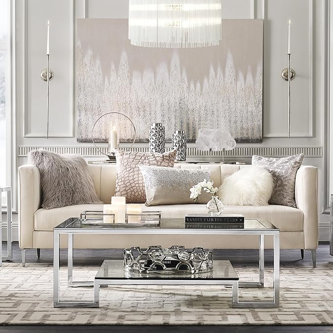 Z Gallerie One Piece Aspar Wall Sconce Long Candle Holder in Silver Finish - Image 5