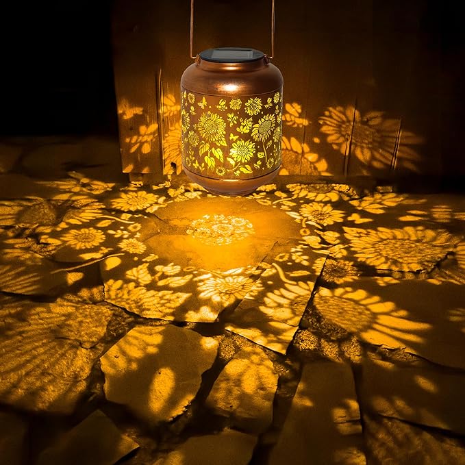 Solar Lanterns Outdoor Waterproof, Sunflower Gifts - Image 2