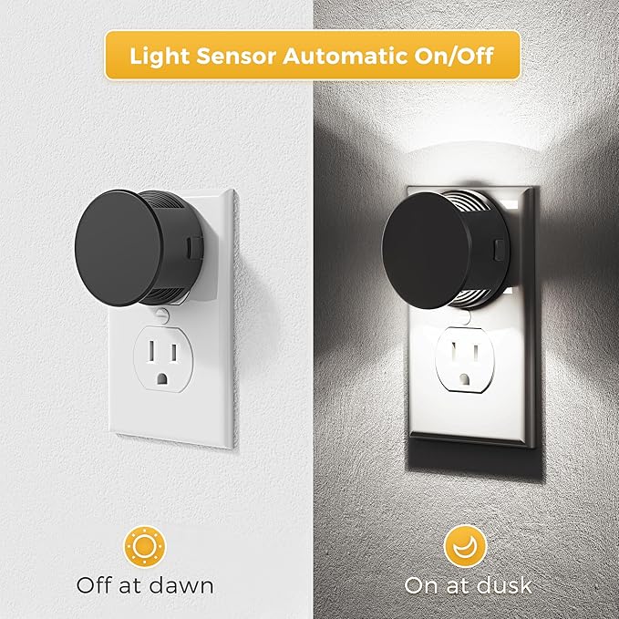 L LOHAS LED Night Lights Plug into Wall, Plug in Night Light - Image 2