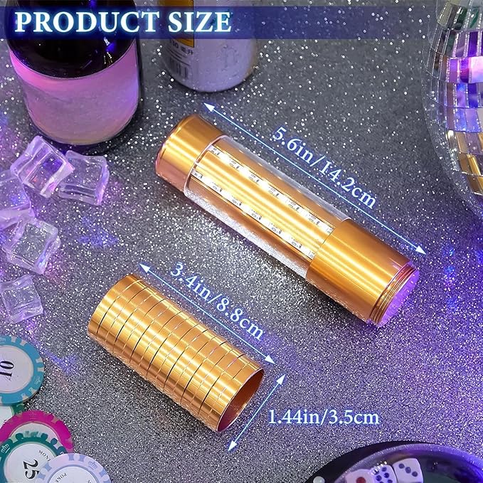 Civaner Upgrade 4 Pcs Bottle Service Lights LED Strobe Baton Bottle Girl Lights - Image 2