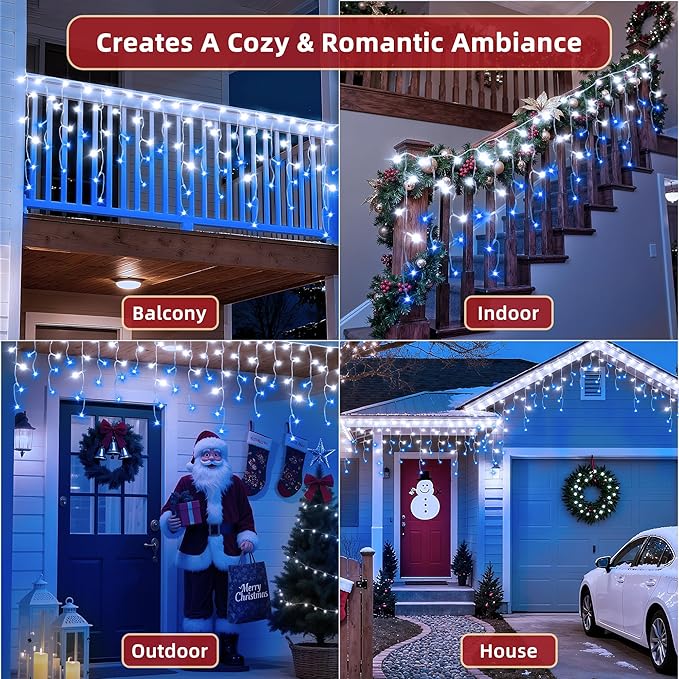 1620 LED Christmas Lights Outdoor 164 FT - Image 6