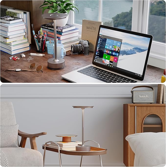 2 Pack Rechargeable Cordless Table Lamps, Portable 5000mAh Outdoor Table Light - Image 6