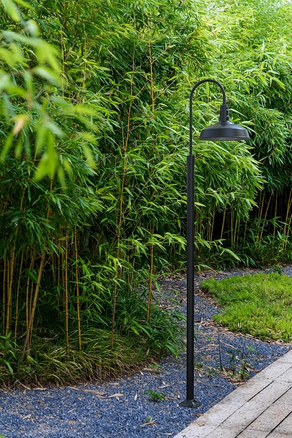 Steel Lighting Co. Gardena Barn Light | Outdoor Pole Top Mounted | 16" Dome | - Image 3