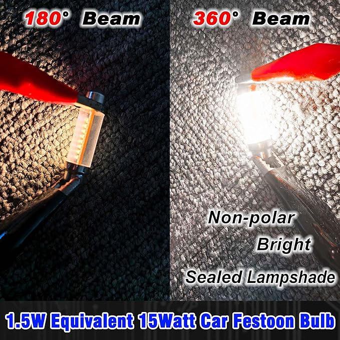 31mm Marine LED Boat Navigation Light Bulb Super Bright Cool White Replacement - Image 5