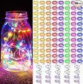 100 Pack Fairy Lights 7Ft 20 LED Twinkle String Lights Battery Operated by chzk